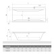 Roltechnik Vanna SAVONA NEO 180x80