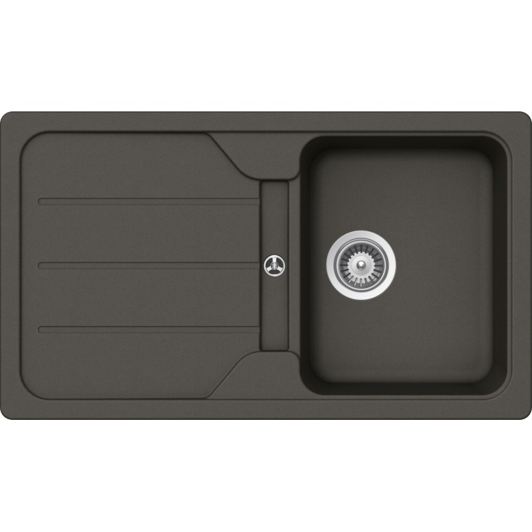 Schock Virtuves izlietne FORMHAUS D-100, 86x50cm Asphalt Schock Virtuves izlietne FORMHAUS D-100, 86x50cm Asphalt