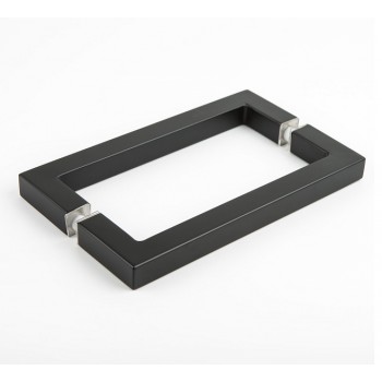 Stikla Serviss Раздвижная душевая дверь SERENA BLACK LUX 1500 мм