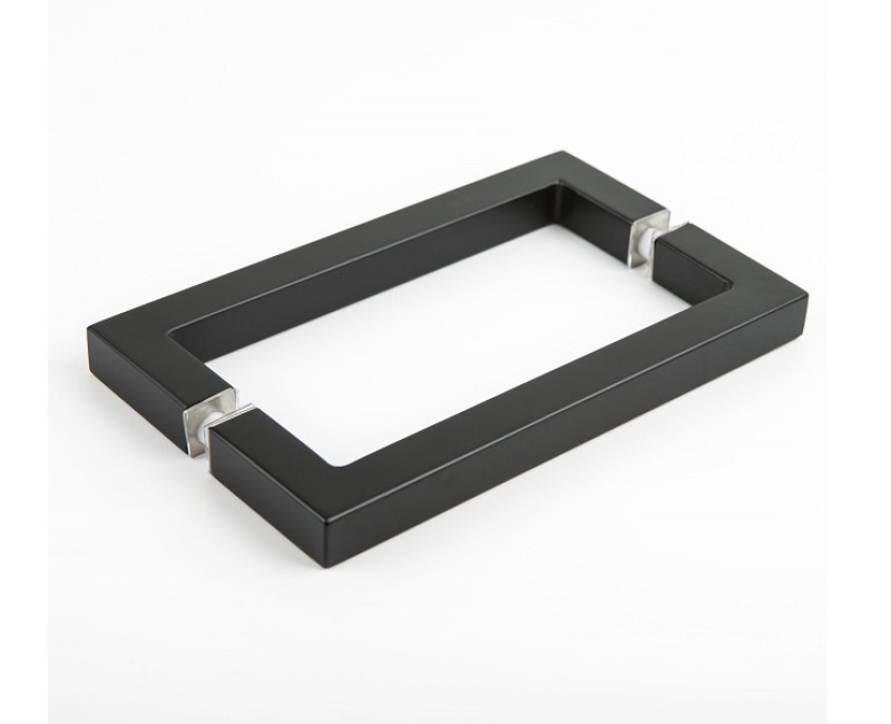 Stikla Serviss Bīdāmas dušas durvis SERENA BLACK LUX 1100 mm