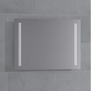 Stikla Serviss Spogulis ar LED apgaismojumu CAMILA 70x100cm