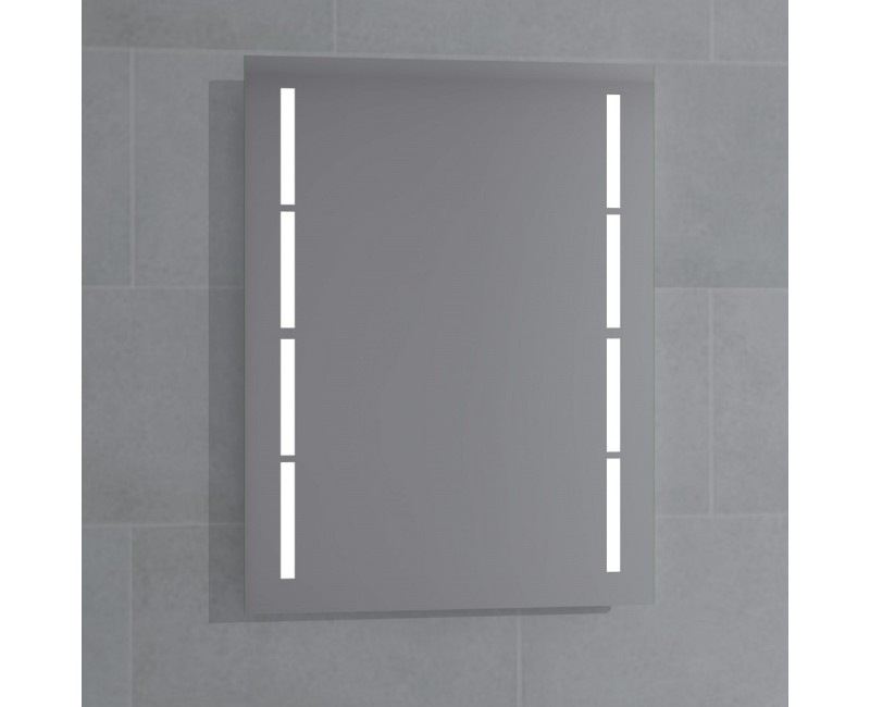 Stikla Serviss Spogulis ar LED apgaismojumu ELIZA 60x60cm