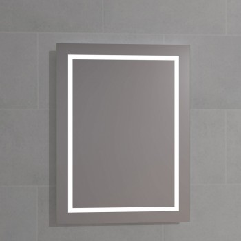 Stikla Serviss Spogulis ar LED apgaismojumu ELLA 70x100cm
