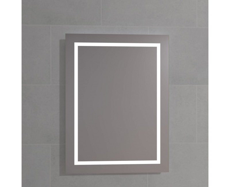 Stikla Serviss Spogulis ar LED apgaismojumu ELLA 80x60cm