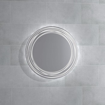 Stikla Serviss Spogulis ar LED apgaismojumu ESTERE D110 cm