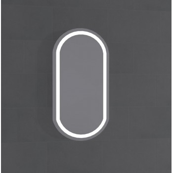 Stikla Serviss Spogulis ar LED apgaismojumu PATRIZIA 90x45cm