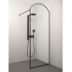 Stikla Serviss Dušas siena ARCO BLACK DEEP1 600mm Stikla Serviss Dušas siena ARCO BLACK DEEP1 600mm