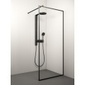 Stikla Serviss Dušas siena KAIRA BLACK Deep1 800mm