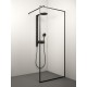Stikla Serviss Dušas siena KAIRA BLACK Deep1 800mm Stikla Serviss Dušas siena KAIRA BLACK Deep1 800mm