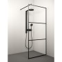 Stikla Serviss Dušas siena KAIRA BLACK Deep2 1000 мм