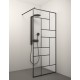 Stikla Serviss Dušas siena KAIRA BLACK Deep4 1200mm Stikla Serviss Dušas siena KAIRA BLACK Deep4 1200mm