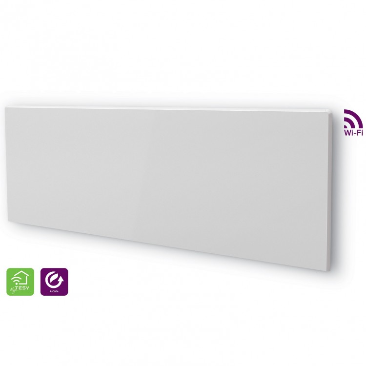 Elektriskais radiators Tesy FineEco Cloud AirSafe, WiFi, 1400W, balts, 304504 Elektriskais radiators Tesy FineEco Cloud AirSafe, WiFi, 1400W, balts, 304504