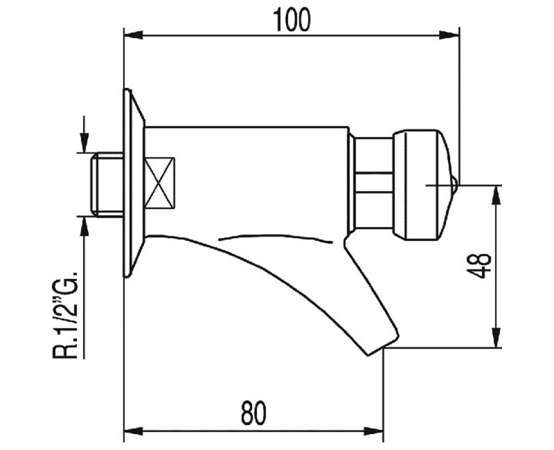 TEMPOTRES Izlietnes krāns ar taimeri, 112100