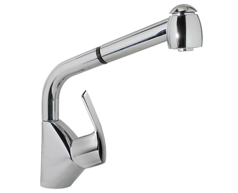 K-TRES Virtuves izlietnes jaucējkrāns ar izvelkamu izteku, 06944401