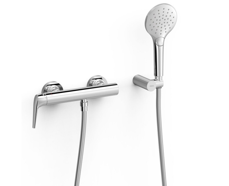 TRES FUJI Смеситель для душа c душевым комплектом, хром 28116701