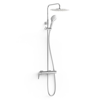 TRES FUJI Душевая система со стационарным душем, хром 28119701