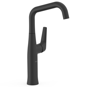 TRES FUJI Paaugstināts izlietnes jaucējkrāns, melns 28164701NM