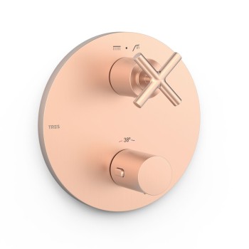 TRES MONT BLANC Декоративная часть термостатического смесителя для ванны/душа, матовое розовое золото 28325001OPM