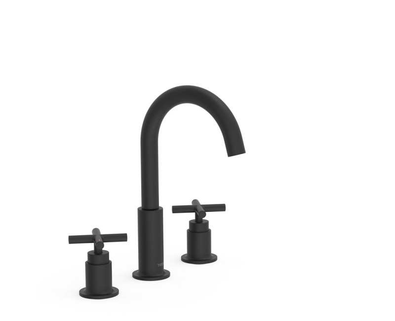 TRES MONT BLANC Смеситель для раковины на 3 отверстия, черный 28310501NM