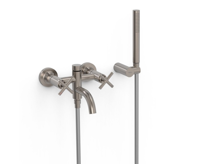 TRES MONT BLANC Смеситель для ванны/душа c душевым комплектом, сталь 28317601AC
