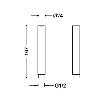 TRES BIDETTA ﻿Ручной душ, хром 29912390