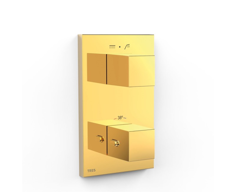 TRES Therm-Box Декоративная часть термостатического смесителя для ванны/душа, 00625001OR