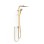 TRES Душевой набор со стационарным и ручным душем, 19063504OM