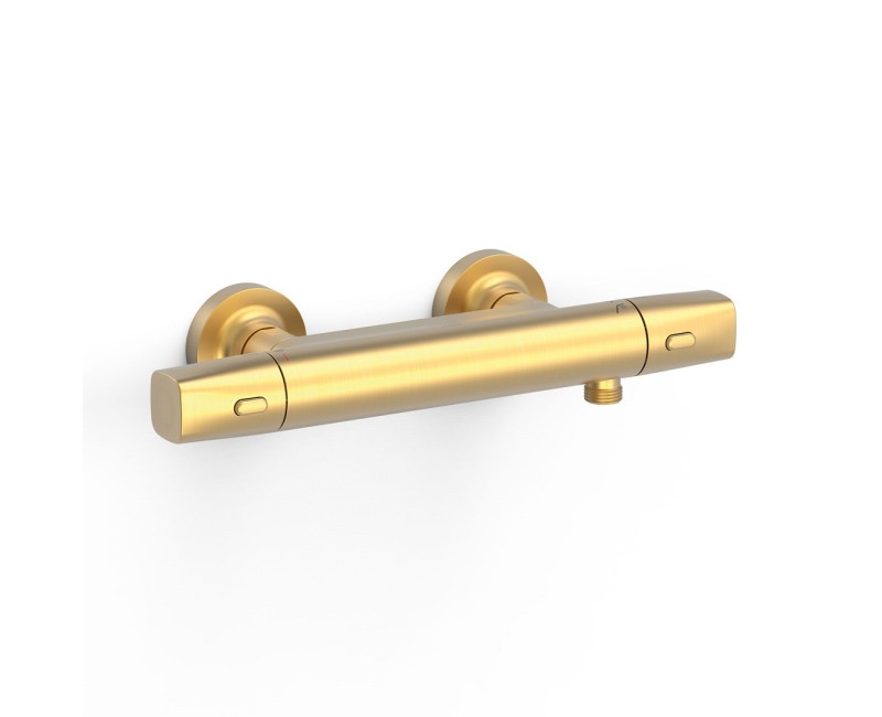 TRES OVER-WALL Dušas termostata jaucējkrāns, matēts zelts 19016404OM