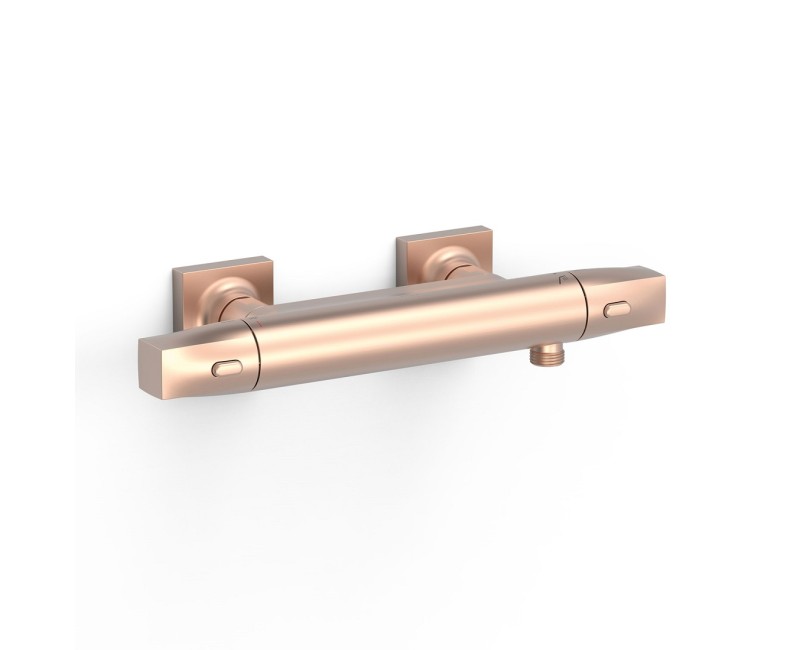 TRES OVER-WALL Dušas termostata jaucējkrāns, matēts rozā zelts 19016405OPM