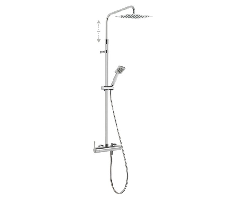 LEX TRES Душевая система со стационарным душем, хром 08119701