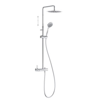 LEX TRES Душевая система со стационарным душем, хром 08119703