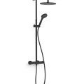 TRES BLACK SHOWERS Cмеситель для душа с душевым комплектом, 21639502NM.