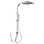 TRES Dušas komplekts ar stacionāro un rokas dušu, 107926