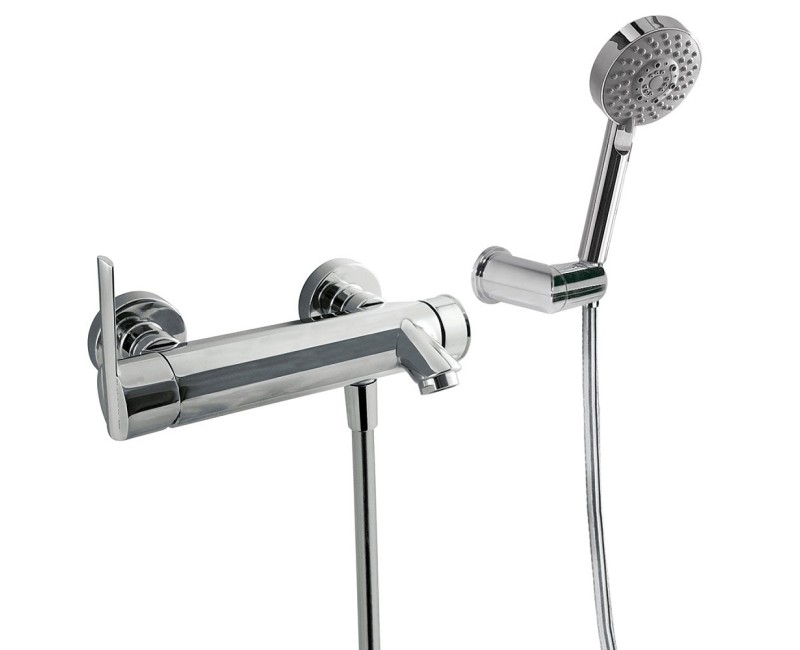 LEX-TRES Dušas jaucējkrāns ar dušu 1/2, hroms 181468