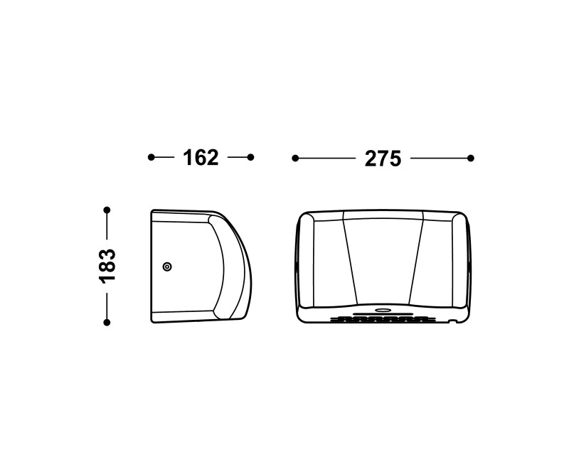 TRES Автоматическая сушилка для рук с горячим воздухом, 39274201