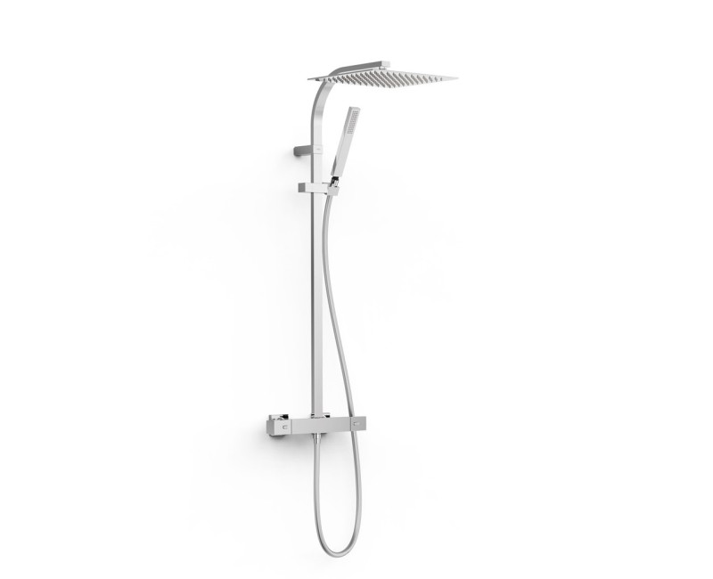 SLIM-TRES Термостатический смеситель для душа с душевым комплектом, 19039306