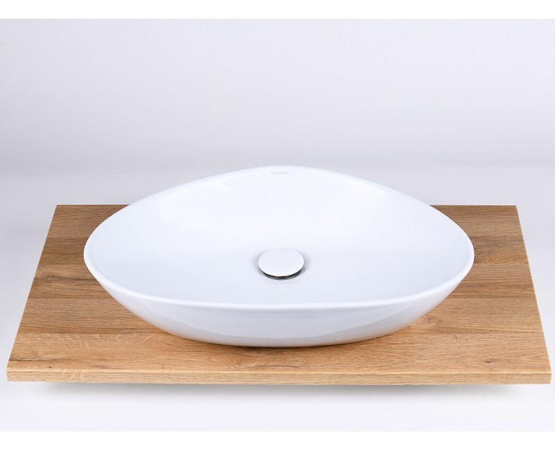 Uzliekama vannas istabas izlietne Uptrend DIANA 58.5x38.5сm, TR4925