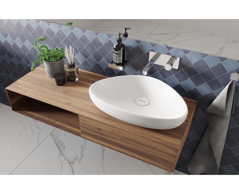 Uzliekama vannas istabas izlietne Uptrend DIANA 58.5x38.5сm, TR4925