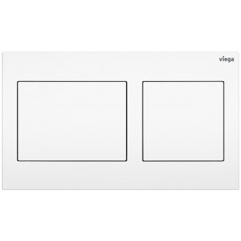 Viega Visign for Style 21 Divrežīmu noskalošanas taustiņš Prevista, balts 773250