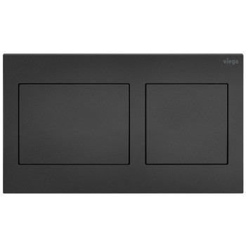 Viega Visign for Style 21 Divrežīmu noskalošanas taustiņš Prevista, melns matēts 801724