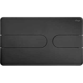 Viega Visign for Style 23 Divrežīmu noskalošanas taustiņš Prevista, melna matēta 801731
