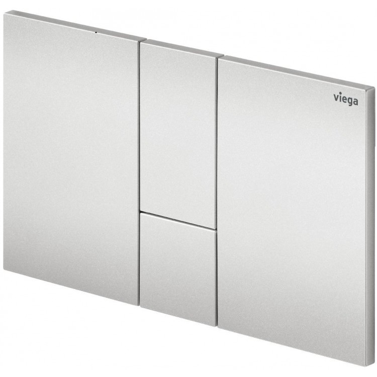 Viega Visign for Style 24 Divrežīmu noskalošanas taustiņš Prevista, matēta 773274 Viega Visign for Style 24 Divrežīmu noskalošanas taustiņš Prevista, matēta 773274