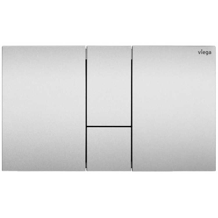 Viega Visign for Style 24 Divrežīmu noskalošanas taustiņš Prevista, matēta 773274 Viega Visign for Style 24 Divrežīmu noskalošanas taustiņš Prevista, matēta 773274