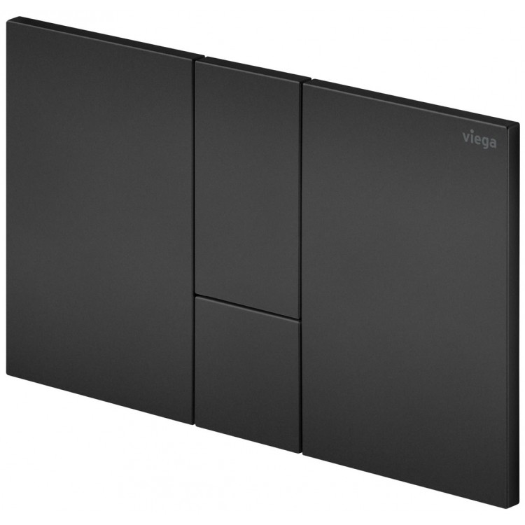 Viega Visign for Style 24 Divrežīmu noskalošanas taustiņš Prevista, melna matēta 801748 Viega Visign for Style 24 Divrežīmu noskalošanas taustiņš Prevista, melna matēta 801748