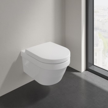 Villeroy&Boch Architectura Rimless Piekaramais WC ar SC vāku, 5684HR01