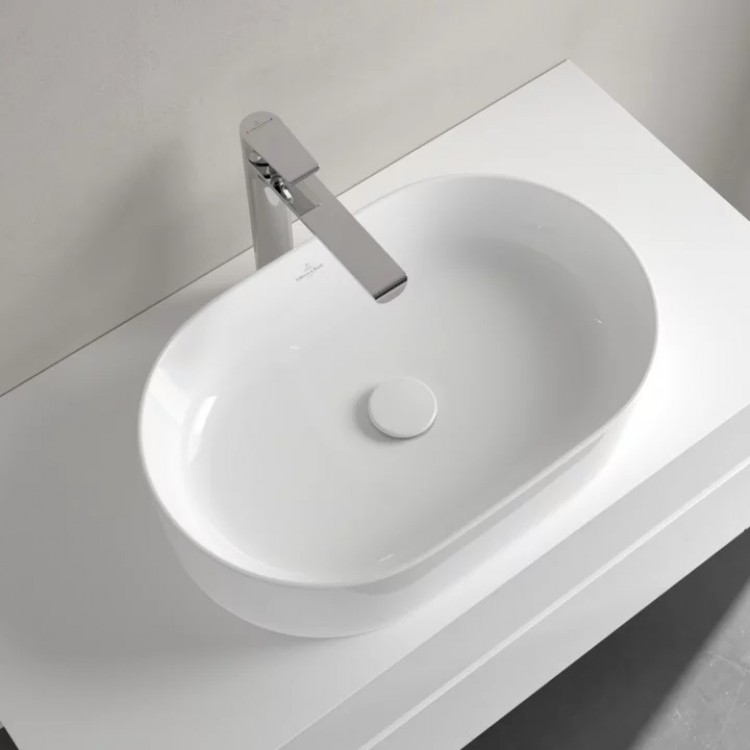 Villeroy & Boch Collaro Uzliekamā izlietne 56x36cm, 4A195601 Villeroy & Boch Collaro Uzliekamā izlietne 56x36cm, 4A195601