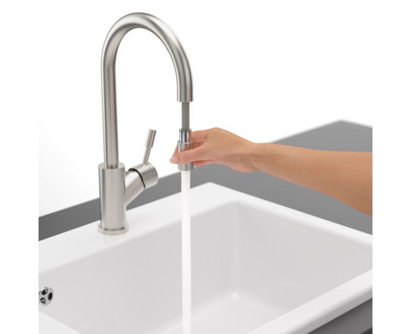 Villeroy&Boch Смеситель для мойки Umbrella Flex c выдвижным изливом, 925400LC