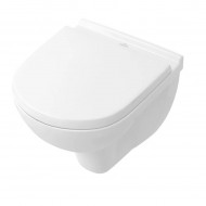 Piekaramais tualetes pods Villeroy&Boch Villeroy&Boch O.Novo Compact, SoftClose vāks, balts