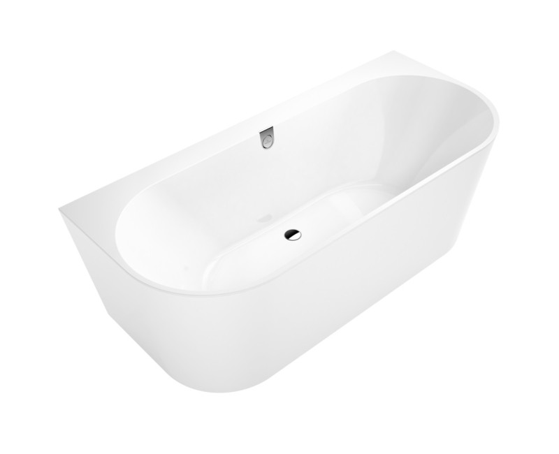 Villeroy & Boch Свободно стоящая ванна Oberon 2.0 Duo WALL 1800x800 мм, с сифоном