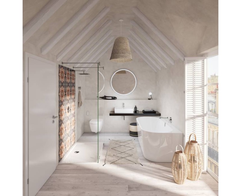 Villeroy & Boch Свободно стоящая ванна Oberon 2.0 Duo WALL 1800x800 мм, с сифоном